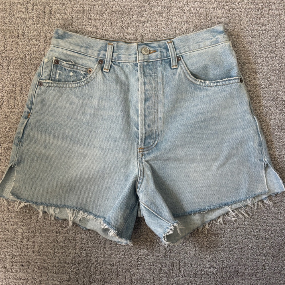 Agolde Parker Long Jean Shorts